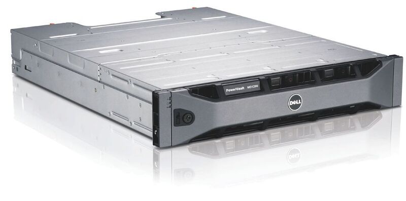 Kapazität und Performance: Dells Powervault MD1200 kann mit 2,5- und 3,5-Zoll HDDs oder SSDs ausgerüstet werden. (Archiv: Vogel Business Media)
