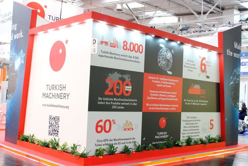 Turkish Machinery's exhibition stand. (Turkish Machinery)