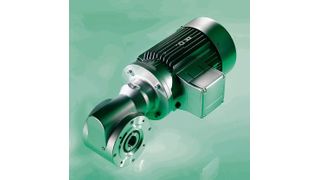 Das neue, einstufige Schneckengetriebe ist standardmäßig mit einer lebensmitteltauglichen Dauerschmierung (nach NSF H1) ausgestattet. (Bild: Ruhrgetriebe)