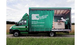 3D-Illusion auf der Wegmüller-Blache (Bild: Wegmüller)