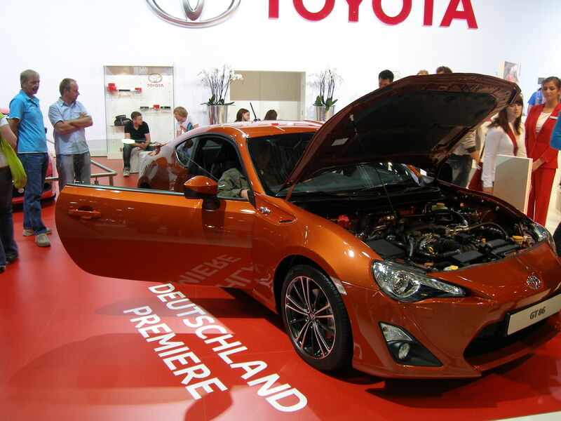 Toyotas neue Sportlichkeit symolisiert der GT86. Er kam zwar nur als Deutschlandpremiere ... (Andreas Grimm)