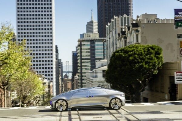 Mercedes-Benz F 015 Luxury in Motion in San Francisco. Die Vision: Mehr Lebensqualität für alle Stadtbewohner (Bild: Mercedes-Benz)
