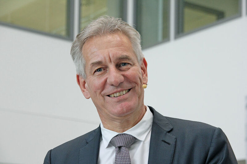 Dr. Eberhardt Veit, Vorstandsvorsitzender der Festo AG & Co. KG: „Wir müssen nicht erst auf den Zug Industrie 4.0 aufspringen. Wir sind dort ganz vorne dabei.“ (Bild: Reinhold Schäfer)