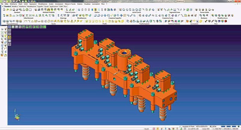 Starting with the design phase, Visi supports the company.  (Hexagon)
