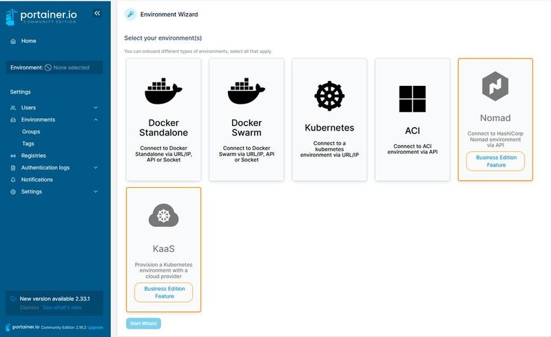Portainer.io lässt sich ebenfalls zur Erstellung und Konfiguration von Wordpress nutzen. (Bild: Joos – QNAP)