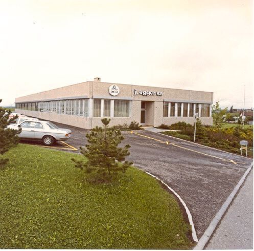 Das Jesa-Werk in Villars-sur-Glâne in 1976 (JESA)