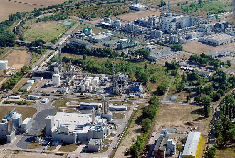 Auf dem Gelände des Chemie- und Industrieparks Zeitz in Sachsen-Anhalt entsteht eine Recyclinganlage für Klärschlamm. (Infra-Zeitz Servicegesellschaft)