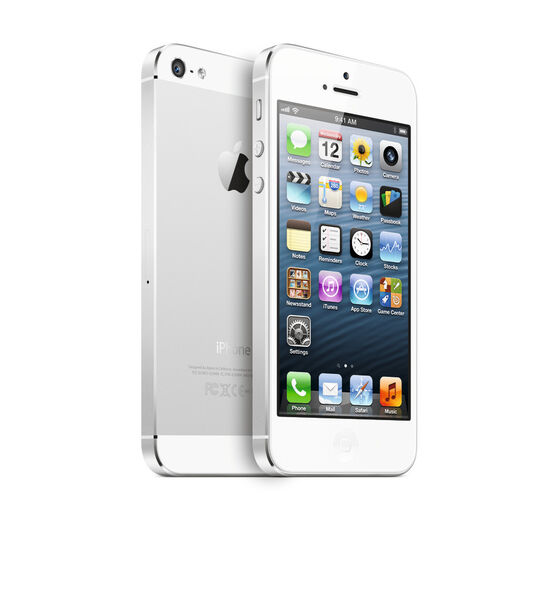 Das Display des iPhone 5 ist ein ganzes Zoll kleiner als das Galaxy S4. (Bild: Apple)