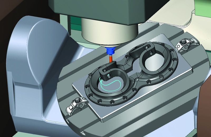 Volle Kontrolle: mit der Maschinensimulation in Mastercam für Solidworks. (Bild: Intercam)