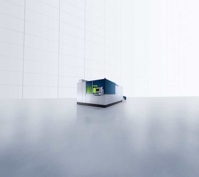 Mit zahlreichen intelligenten Funktionen und bis zu acht Kilowatt Laserleistung erzielt die TruLaser 5030 fiber im dünnen wie im dicken Blech eine hervorragende Teilequalität. (Bild: Trumpf)