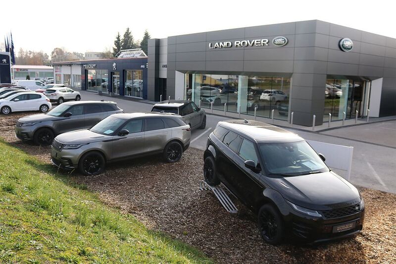 Der Peugeot- und Land-Rover-Betrieb in Horb wird gerade umgebaut. Die Eröffnung steht kurz bevor. (AHG-Gruppe)