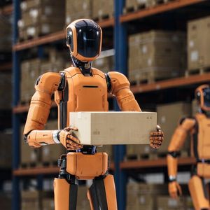Die Möglichkeiten humanoider Roboter sind vielfältig, die Logistik gilt als ein wichtiges Einsatzgebiet. (Bild: reichelt/Getty)