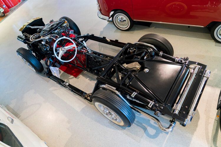 Zeppelin hat vom Gladiator ein komplettes Fahrzeug und zwei Chassis produziert. Eines der beiden Chassis blieb erhalten, das zweite gilt als verschollen. (Bild: Zeppelin)