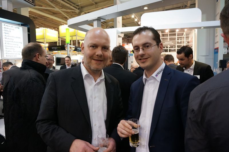 Raymond Hartenstein (l.), Link11, mit Maximilian Franz, Wick Hill (Bild: Link11)