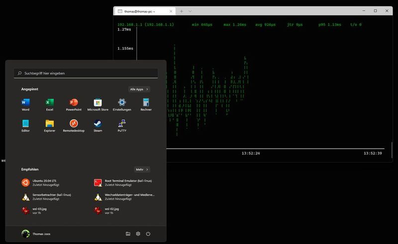 Linux-Tools mit grafischer Oberfläche in Windows einsetzen über das WSL. (Joos / Microsoft)