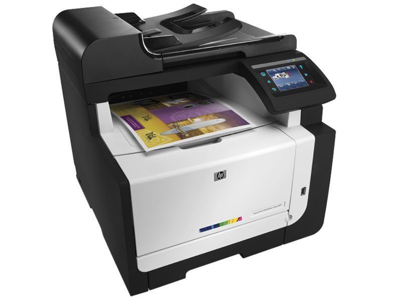 Der Laserjet Pro CM1415 ist das erste toner-basierende Gerät, das mit E-Print-Technologie ausgestattet ist und den Online-Zugriff auf Apps gestattet. (Archiv: Vogel Business Media)