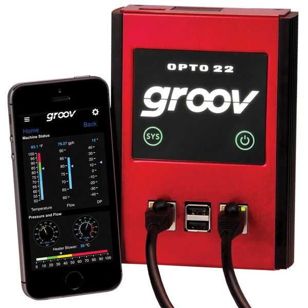 Die Groov Box Industrial Appliance bietet eine webbasierte Lösung zum Aufbau und Anzeigen von Bedienerschnittstellen. (RS Components)