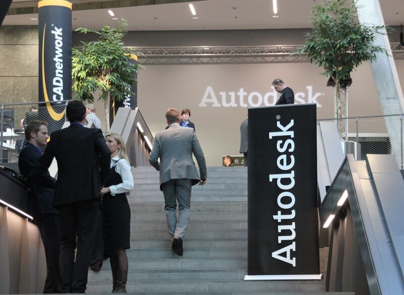 Rund 1000 Teilnehmer informierten sich in Darmstadt auf der erstmals stattfindenden Autodesk University Germany. (Bild: Michel)