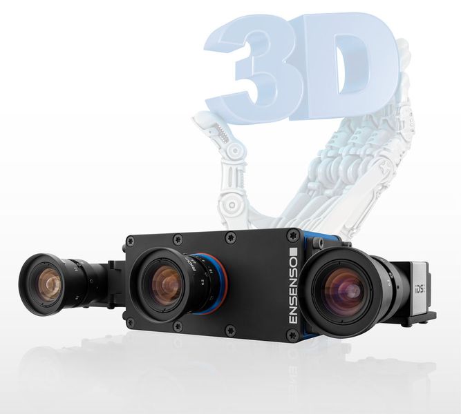 Auf der Automatica zeigt IDS, welches Potenzial in den Vision-App-basierten Industriekameras der IDS-NXT-Produktfamilie steckt und präsentiert ihr jüngstes Mitglied:  IDS NXT vegas mit 1,3 MP CMOS Farbsensor. Außerdem rückt IDS das 3D-Kamerasystem Ensenso in den Fokus, das vor kurzem um eine Ensenso X 5 MP-Variante mit IMX264 Sony-Sensoren erweitert wurde. Zu sehen in Halle B5, Stand 203. (IDS )