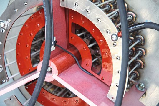 Ein Heizsystem für den mittleren Spannungsbereich, also für Anwendungen mit einem Bedarf zwischen einem und 15 Megawatt.(Bild:  Watlow)