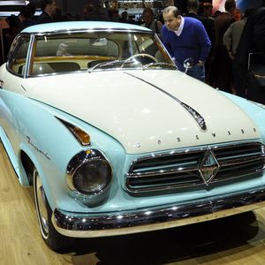 Ein neues Auto gab es noch nicht zu sehen. Dafür hatte Borgward einen Klassiker dabei: die Isabella.(Foto:  Wehner)