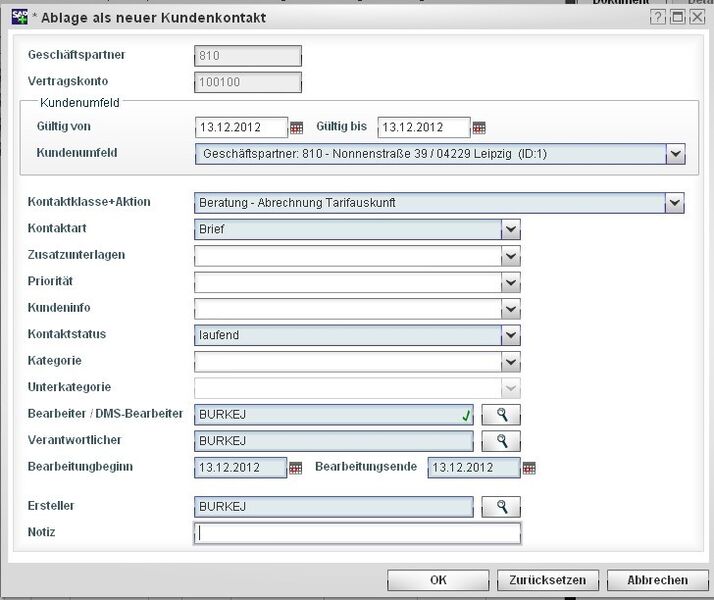 In der Benutzeroberfläche des Posteingangs können KWL-Mitarbeiter neue SAP-Kundenkontakte erstellen und die Dokumente automatisch in der Kundenakte im SAP anlegen (Bild: Forcont)
