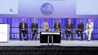 Keynote des 13. DSAG Jahreskongress 2012 in Bremen: Rund 4.000 Besucher folgten der Einladung mit reichhaltigem Programm: 300 Vorträge in 52 Themensitzungen und 175 Partner auf einer Ausstellungsfläche von 14.600 Quadratmetern. (© DSAG 2012)