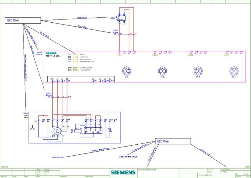 Bild 3: EEC One erlaubt das automatische Generieren von Stromlaufplänen – eine Funktion, die Siemens intensiv nutzte. (Bild: Eplan)