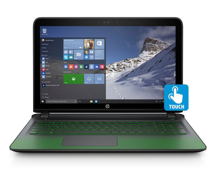 HP bietet den Pavilion Gaming mit HD und mit Full-HD-Display an. Die Full-HD-Variante gibt es optional auch mit Touchscreen. (Bild: HP)