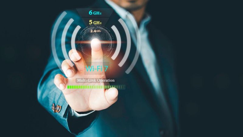 Die Nutzung des gesamten 6-GHz-Bands sei Voraussetzung, damit Wi-Fi 7 das volle Potenzial entfalten könne.(Bild:  © chiew – stock.adobe.com)