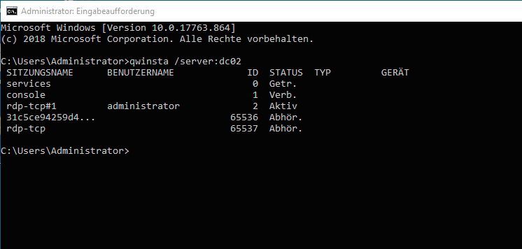 Überprüfen der RDP-Verbindungen eines Servers. (Bild: Microsoft / Joos)