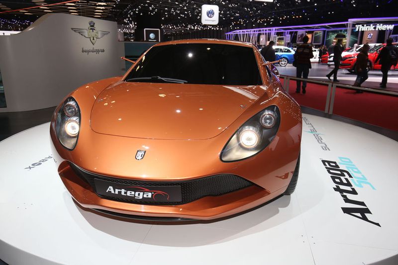 Auf dem Automobilsalon in Genf zeigt Artega den Scalo Superelletra als Showcar. (Jakob Ebrey)