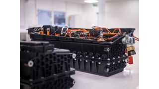 Through two Ultramid plastics, BASF has supported the RML Group in the development of an innovative, efficient, immersion-cooled battery for a high-speed hybrid car. Ultramid B3EG7 is used for the stable housing material and the battery unit itself. (Image:RML Group)