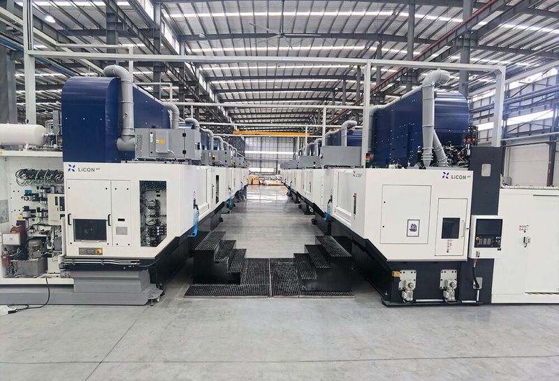 The Licon machining centres in Tuopu's production hall. (Image:Licon)