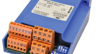 Mit dem Modul Roba-torqcontrol sind anpassbare Bremsreaktionen möglich und Maschinen können definiert zum Stillstand gebracht werden. (Mayr Antriebstechnik)