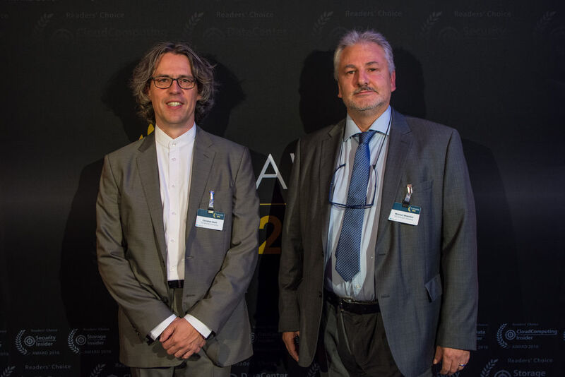 Christian Bartl (links) und Michael Woerster vom TÜV Rheinland Consulting. (Dominik Sauer / VIT)