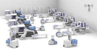 Die in der Intralogistik eingesetzten fahrerlosen Transportsysteme (FTS) oder Automated Guided Vehicles (AGV) müssen eine wesentliche Anforderung erfüllen: Sie sollen sicher, schnell und interoperabel in der bestehenden Infrastruktur arbeiten.  (Bild: Phoenix Contact)
