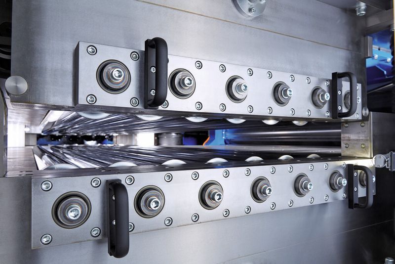 Der Walzenstuhl der Richtanlage bei Zeppelin-Systems. (Bild: Kohler)