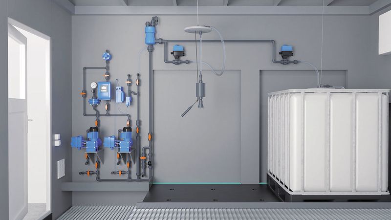 Blick ins Innenleben des Schutzschrankes (Bild: Alltech)