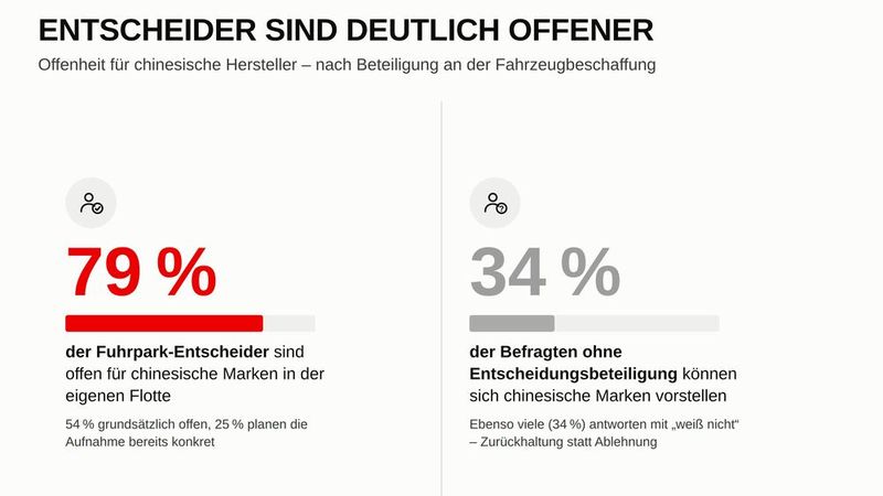 Gut für die chinesischen Hersteller: Die Fuhrpark-Entscheider sind besonders offen für Fernost-Fabrikate.  (Bild: MHC Mobility)