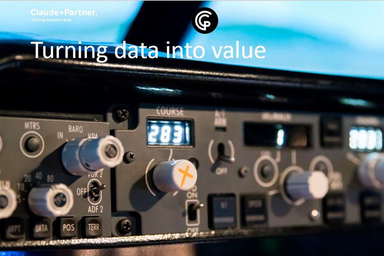 Das schweizer Unternehmen Claude + Partner hat sich auf die Datenanalyse rund um die Luftfahrt spezialisiert. Das Unternehmen konfiguriert und analysiert die aufgezeichneten Daten aus Flugzeugen und ermöglicht so ein effizienteres und effektiveres Arbeiten. Es können verschiedenste Daten wie Masterdaten, Transaktionsdaten und Flugdaten genutzt werden. Mehrwert entsteht durch neue Informationen und deren Nutzung in den operativen Prozessen.  (Bild: Claude + Partner)