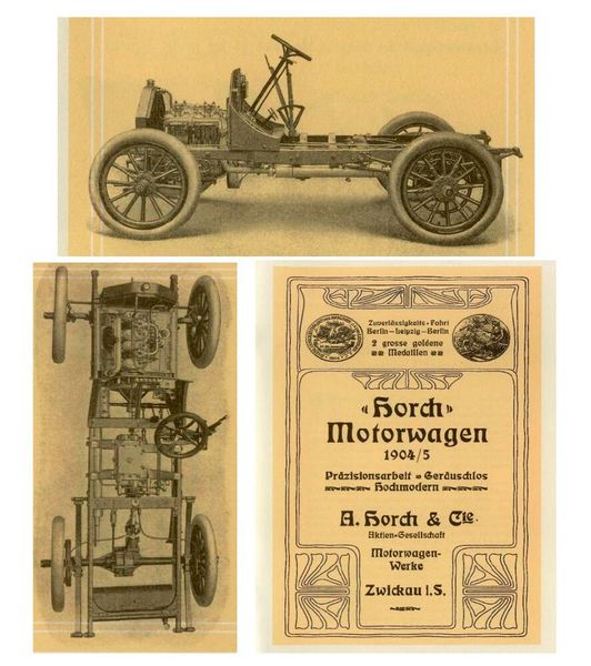 Wenn auch nicht ein Fahrzeug, so hat zumindest einer der Verkaufskataloge von 1904/1905 die Zeit bis heute überdauert. Dieser beschreibt die wesentlichsten technischen Daten des Autos und ist als Nachdruck im Museum erhältlich. (Bild: August Horch Museum)