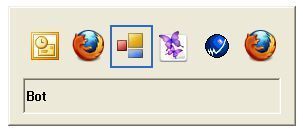 Der auf Visual Basic.NET basierenden Trojaner Backdoor.MSIL.Bot.A tarnt sich indem er sein Programmfenster komplett durchsichtig macht, aber beim Programmwechsel mit Alt+Tab ist das Icon des Trojaners trotzdem zu sehen. (Archiv: Vogel Business Media)