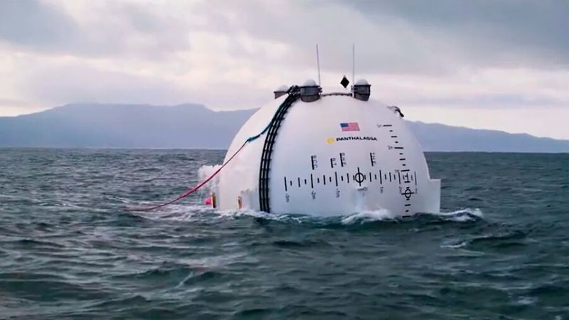 Das Startup Panthalassa verspricht ein autarkes, frei schwimmendes Rechenzentrum 2026 im Pazifik zu erproben und 2027 kommerziell verfügbar zu machen. Im Bild der Vorgängerprototyp „Ocean-2“.(Bild:  Panthalassa)