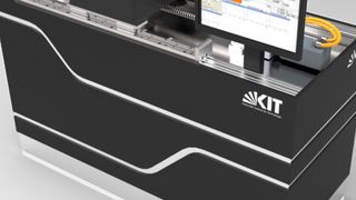 Grafik des CFK-Schlittens. (Bild: WBK/KIT)