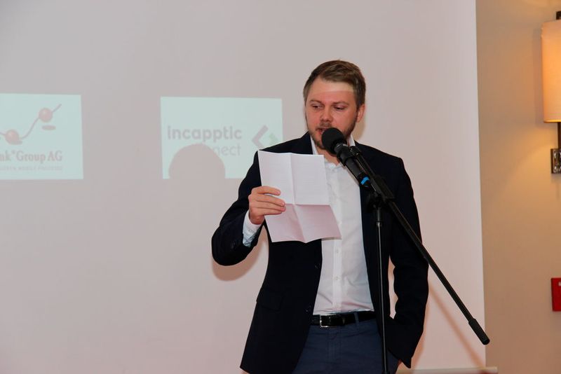Laudatio dieses Jahr etwas anders mit Poetry Slammer Christian Ritter (Vogel IT-Medien GmbH)
