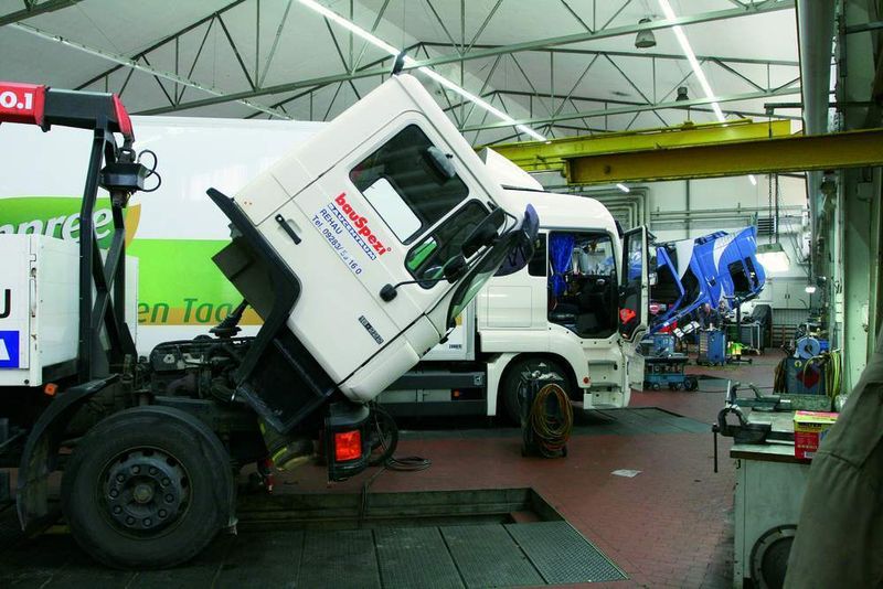 Durch die Nähe zur Autobahn ist bei Tröger immer viel los. (Archiv: Vogel Business Media)