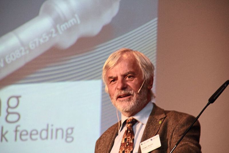 „Wir dringen in Temperaturbereiche vor, die das Lösungsglühen von Aluminium erreicht“, sagte Prof. Jürgen Hirsch über das Fast Die Hot Forming. (Itasse)