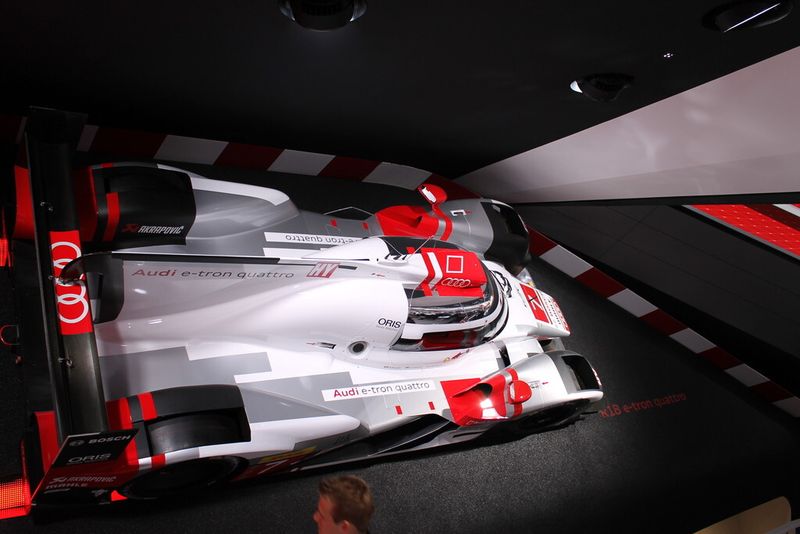 Amazing display of innovations: Audi had 33 cars on display including the Audi Q7 e-tron quattro, SQ 5 TDI plus, R8 plus, R8, S8 plus and many more! (Source: Schulz)