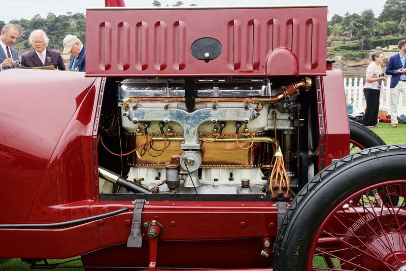 Elegant auch unter der Motorhaube: das Isotta Fraschini Typo M Race Car. (Matthias Knödler/gtspirit.de)